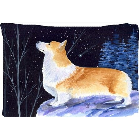 Carolines Treasures Carolines Treasures SS8373PILLOWCASE 20.5 x 30 in. Starry Night Corgi Moisture Wicking Fabric Standard Pillowcase SS8373PILLOWCASE